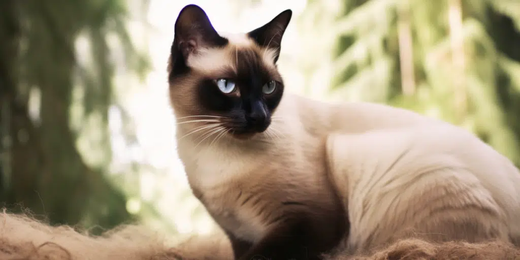 Seal point Siamese in HD profile view