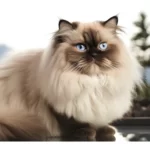 Himalayan breed with blue eyes