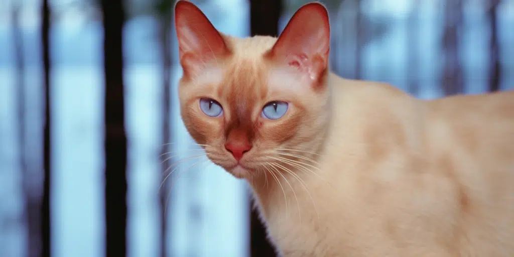 Adorable flame point Siamese