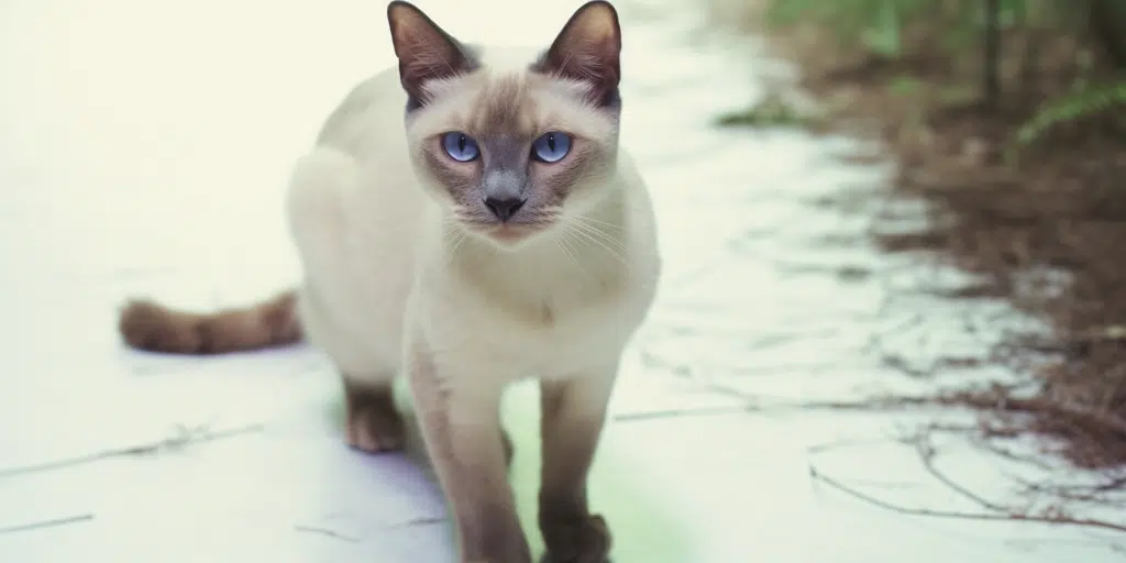 Beautiful young Lilac Point Siamese in high definition